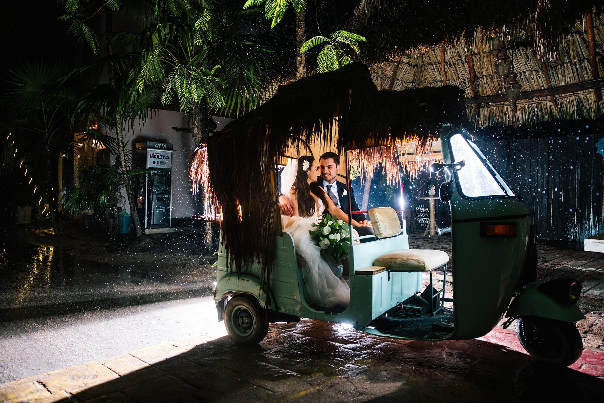 Bella Mia decorated with flowers