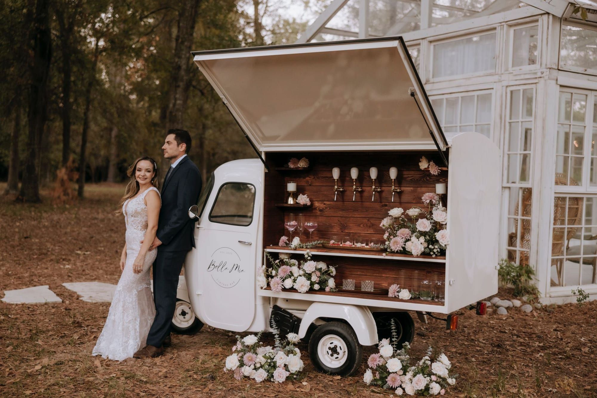 Bella Mia bar at an outdoor event